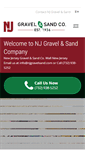 Mobile Screenshot of njgravelsand.com